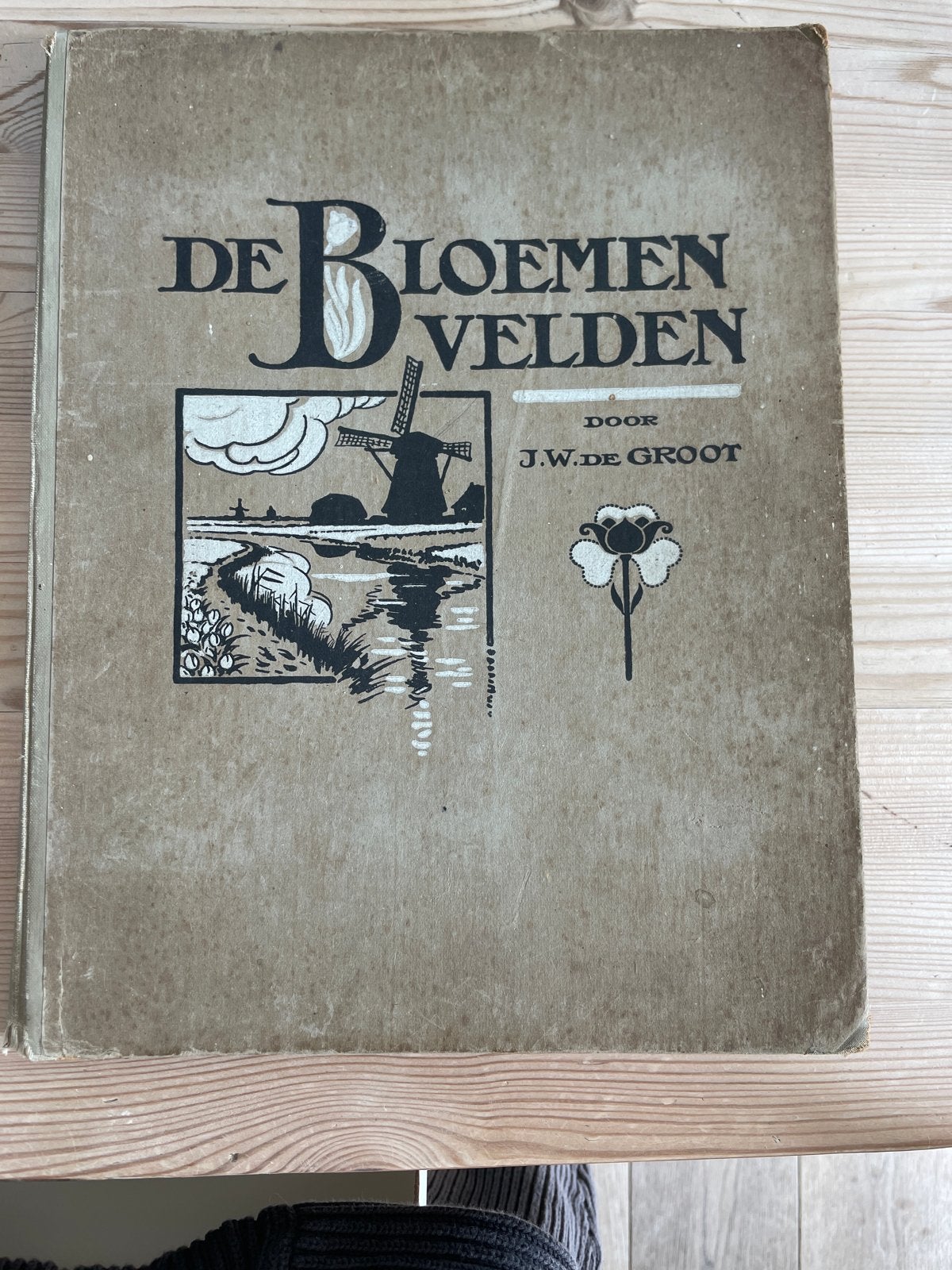 De Bloemenvelden - J.W. de Groot (Oud Plaatjesalbum), Ophalen of Verzenden, Gelezen, Plaatjesalbum