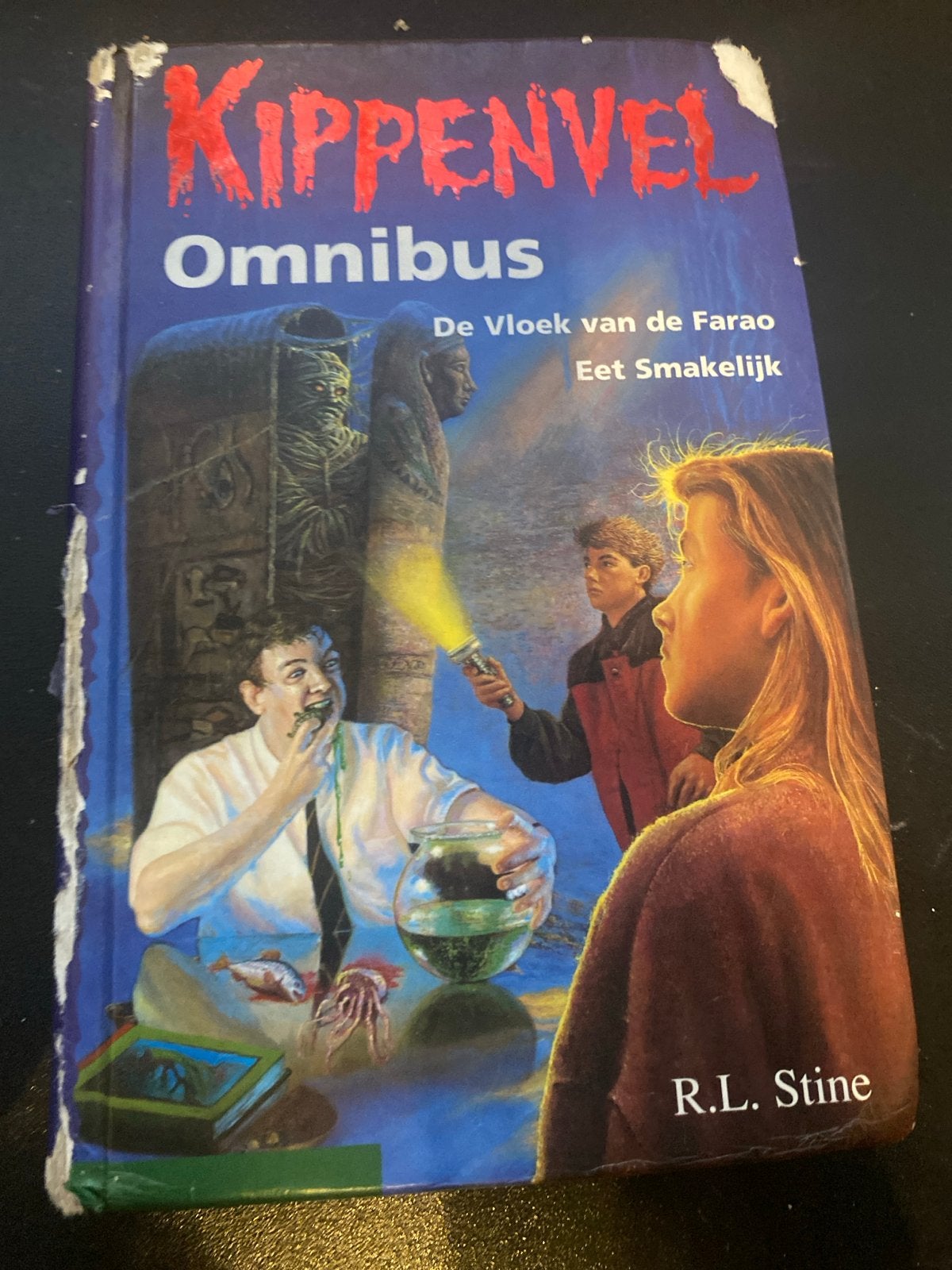 Kippenvel Omnibus: De Vloek van de Farao / Eet Smakelijk, Ophalen of Verzenden, Gelezen, Fictie