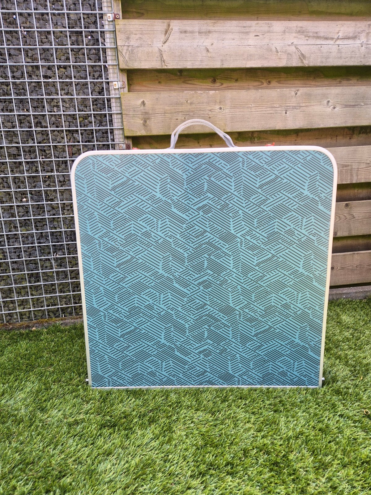 Opvouwbare Campingtafel met 4 Krukjes - Compact & Handig, Ophalen, Gebruikt, Campingmeubel-accessoire