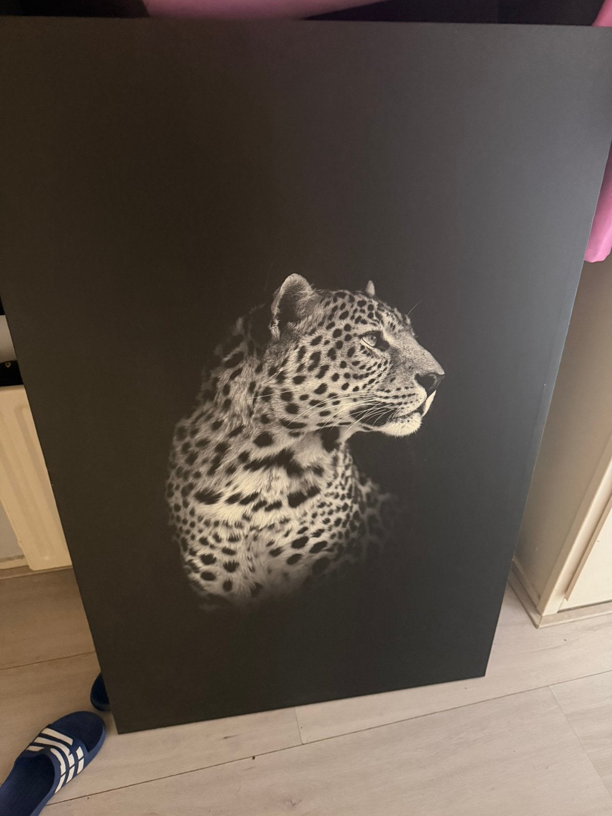 Panter canvas doek groot, Ophalen, Zo goed als nieuw, Schilderij, 75 tot 100 cm
