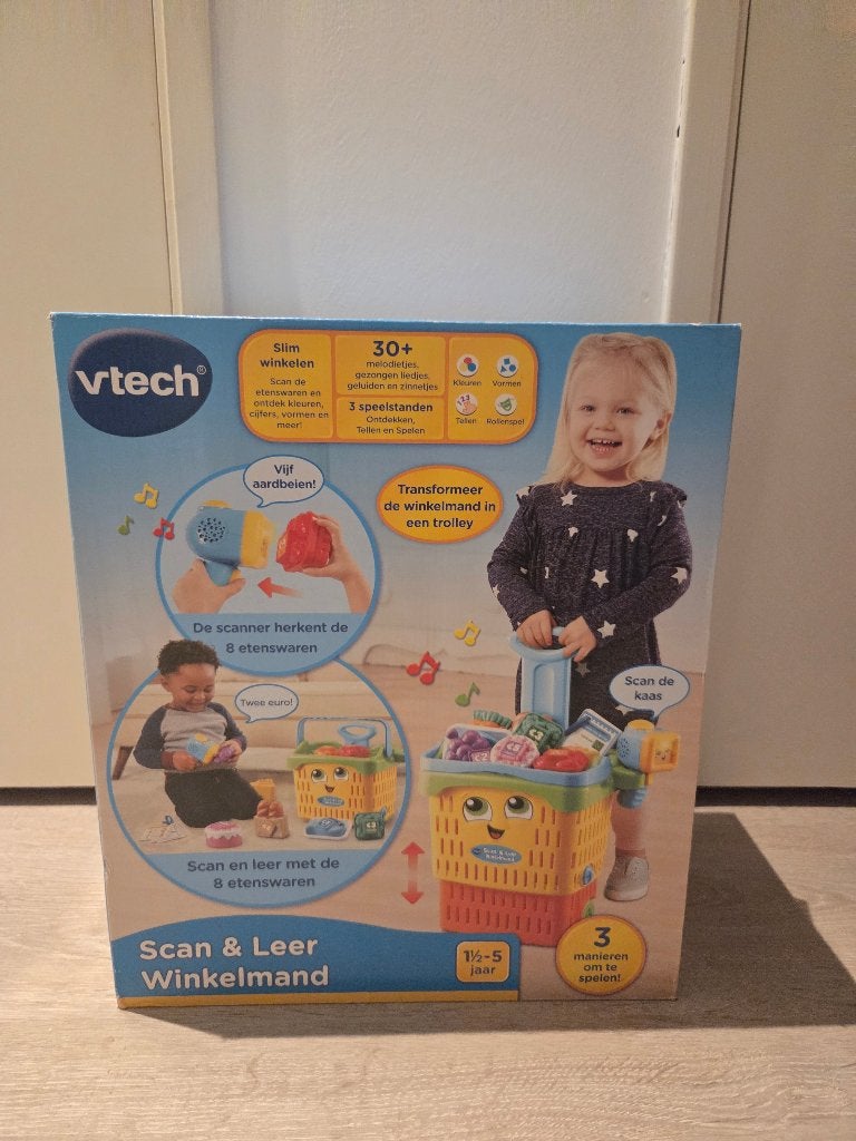 Vtech winkelmand, Kinderen en Baby's, Ophalen, Zo goed als nieuw, 2 tot 4 jaar