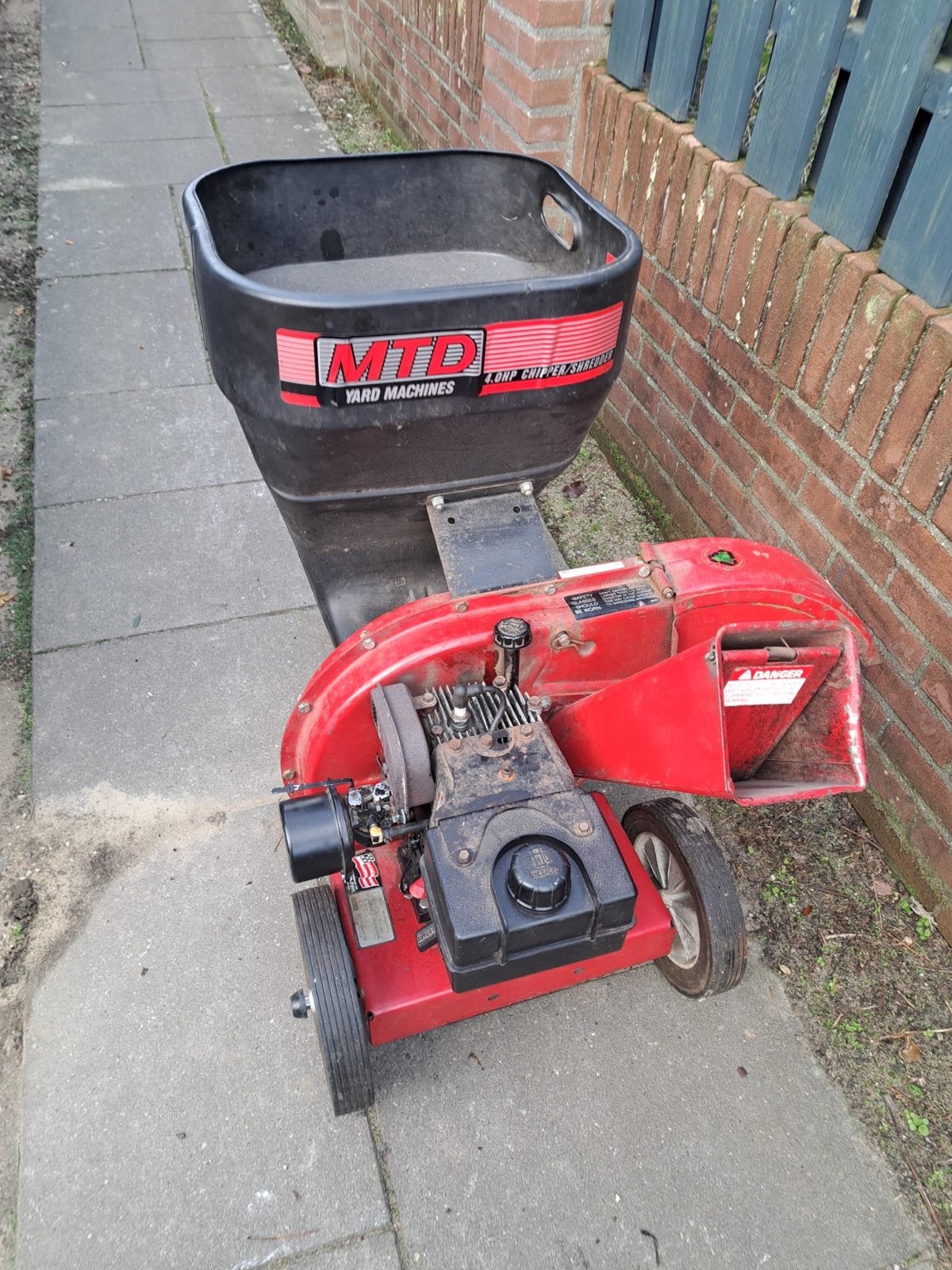 MTD Hakselaar 4.0HP Benzine - Krachtige Tuinhulp, Tuin en Terras, Hakselaars, Ophalen, Gebruikt, Benzine