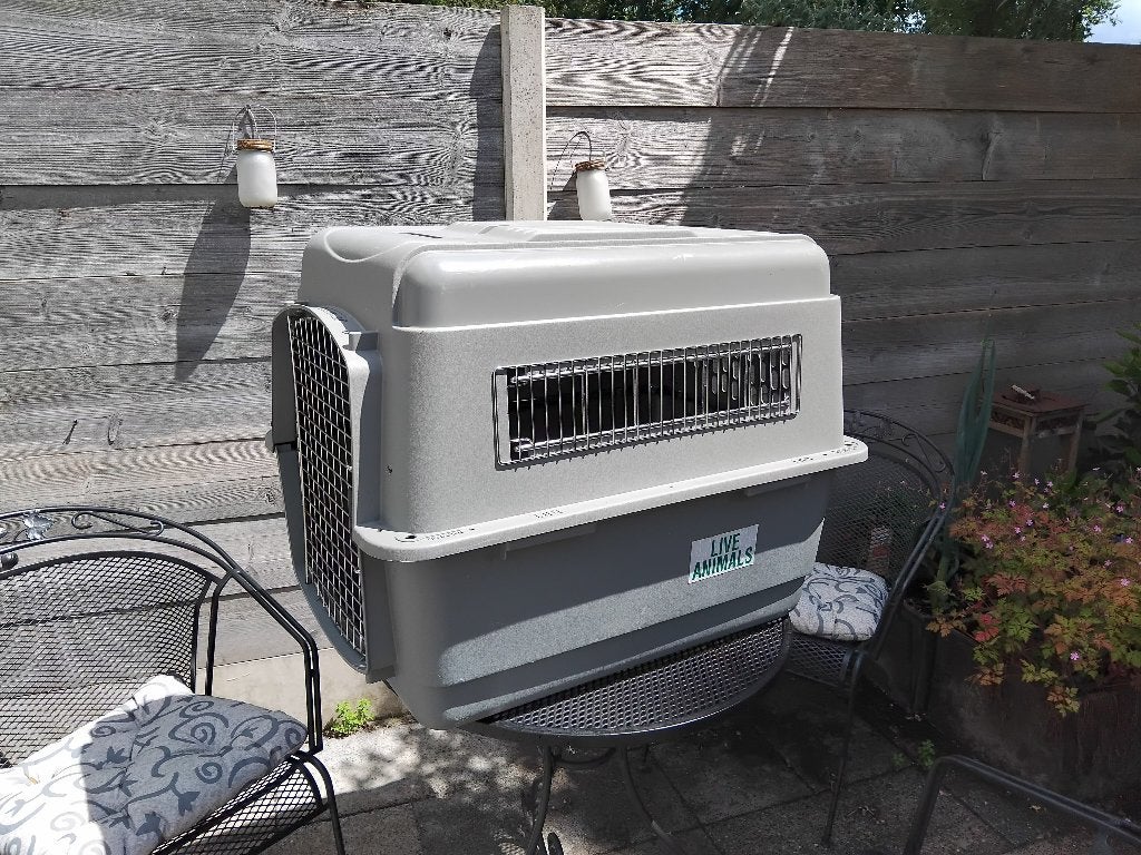 Petmate sky kennel ultra L74, H 60, B 50, Ophalen, Gebruikt