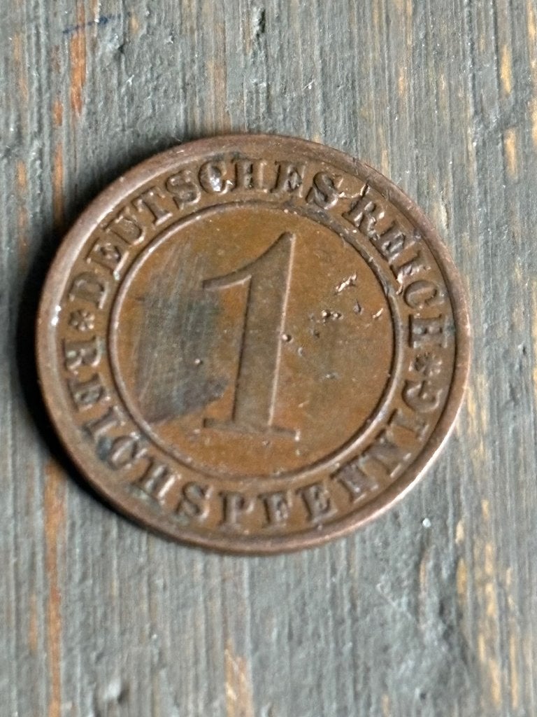 1 Reichspfennig 1933A, Ophalen of Verzenden, Duitsland, Losse munt