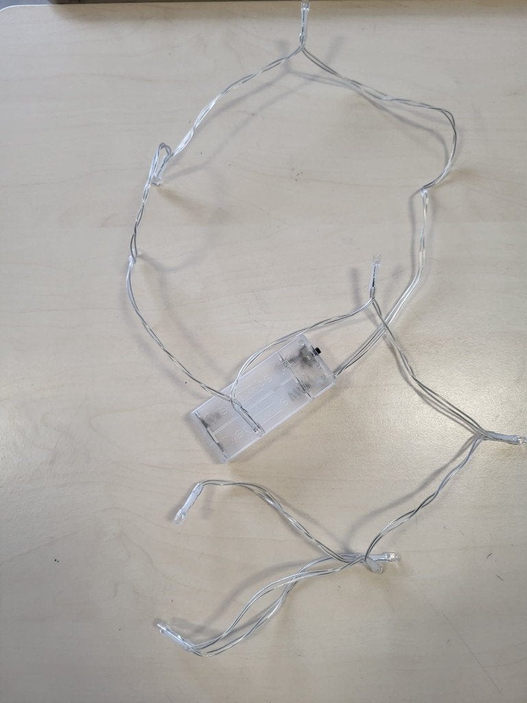 kerstverlichting snoer 1 m, Diversen, Kerst, Ophalen, Gebruikt