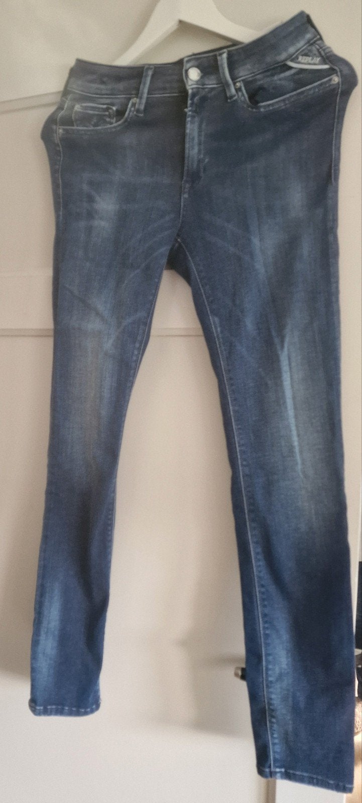 Replay Hyperflex Re-Used Luzien Skinny High Waist Jeans W27, Kleding | Dames, Blauw, Nieuw, Replay, Ophalen of Verzenden