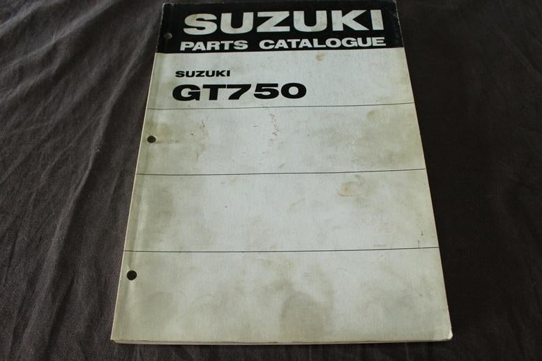 Suzuki GT750 J K 1973 motorcycle parts catalogue GT 750, Ophalen of Verzenden, Suzuki