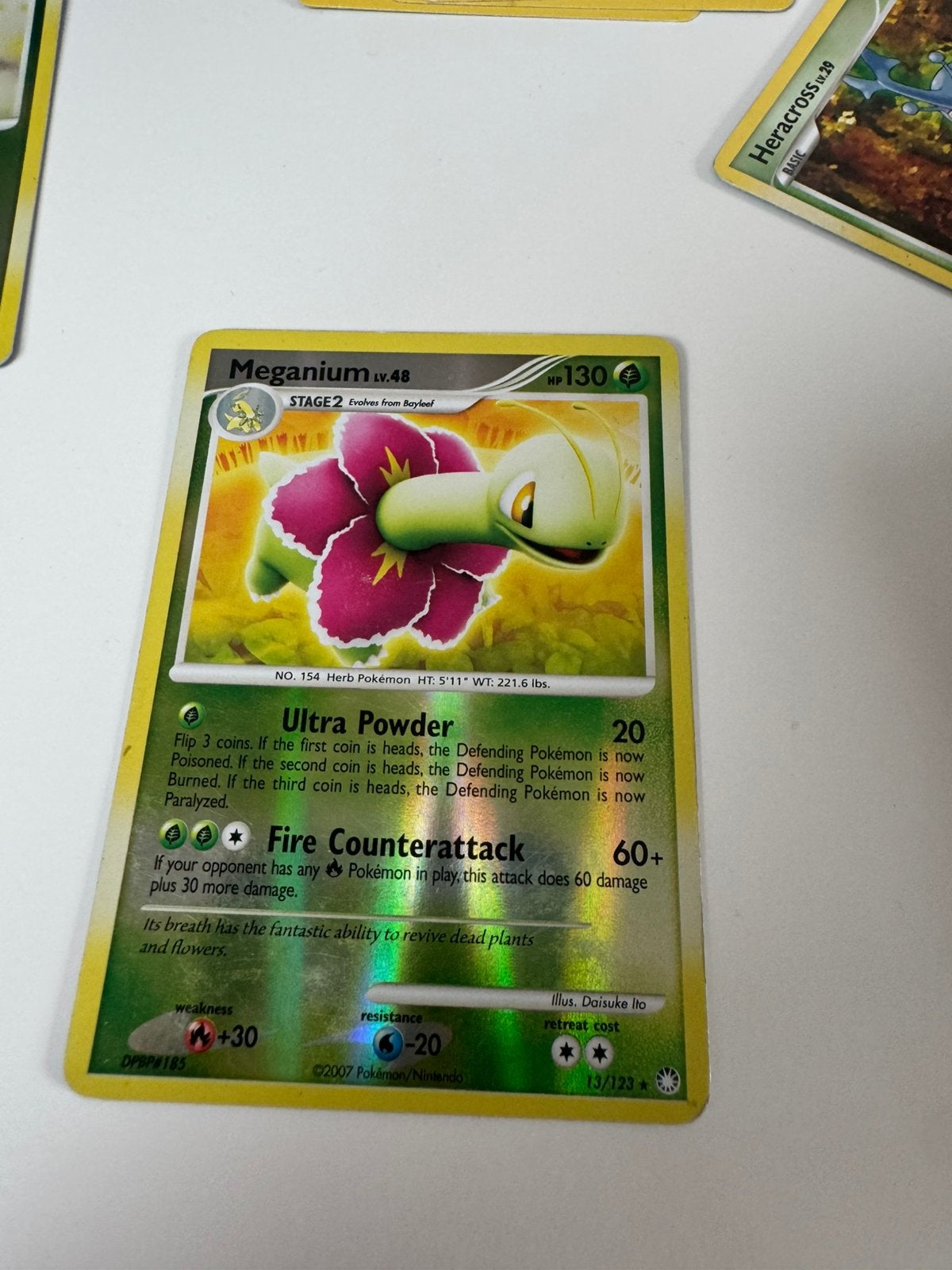 Meganium Lv.48 (MT 13), Ophalen of Verzenden, Zo goed als nieuw