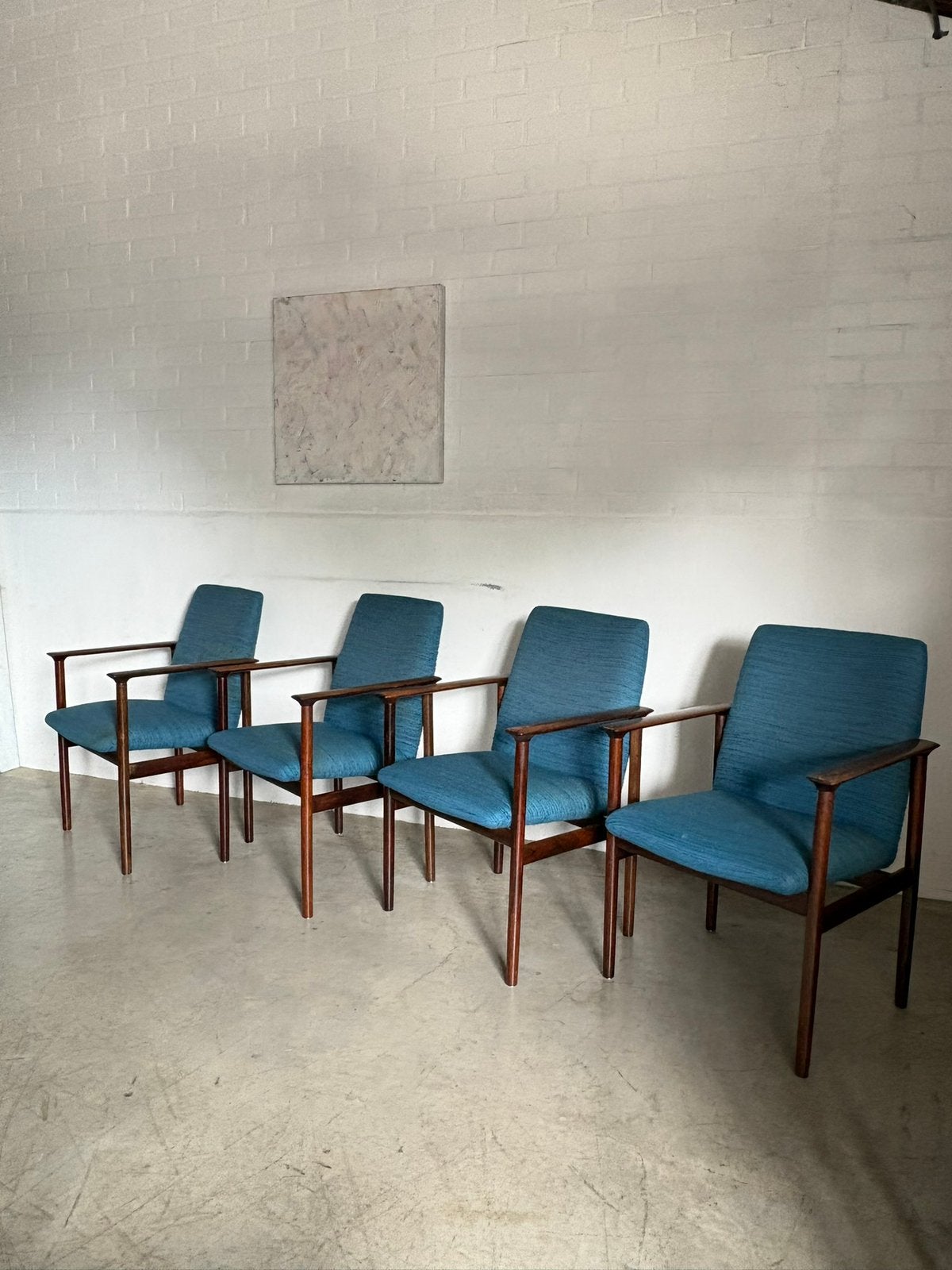 Vintage stoelen, Ophalen, Gebruikt, Bruin, Vier