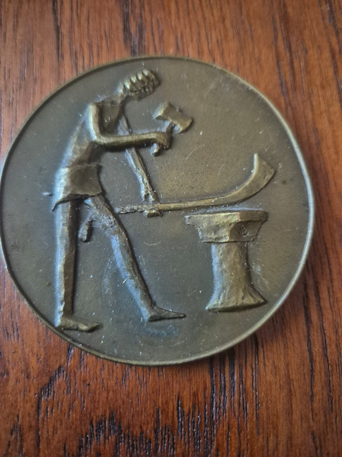 Historische medaille St. Eloy - 1902-1971, Verzamelen, Ophalen of Verzenden, Gebruikt