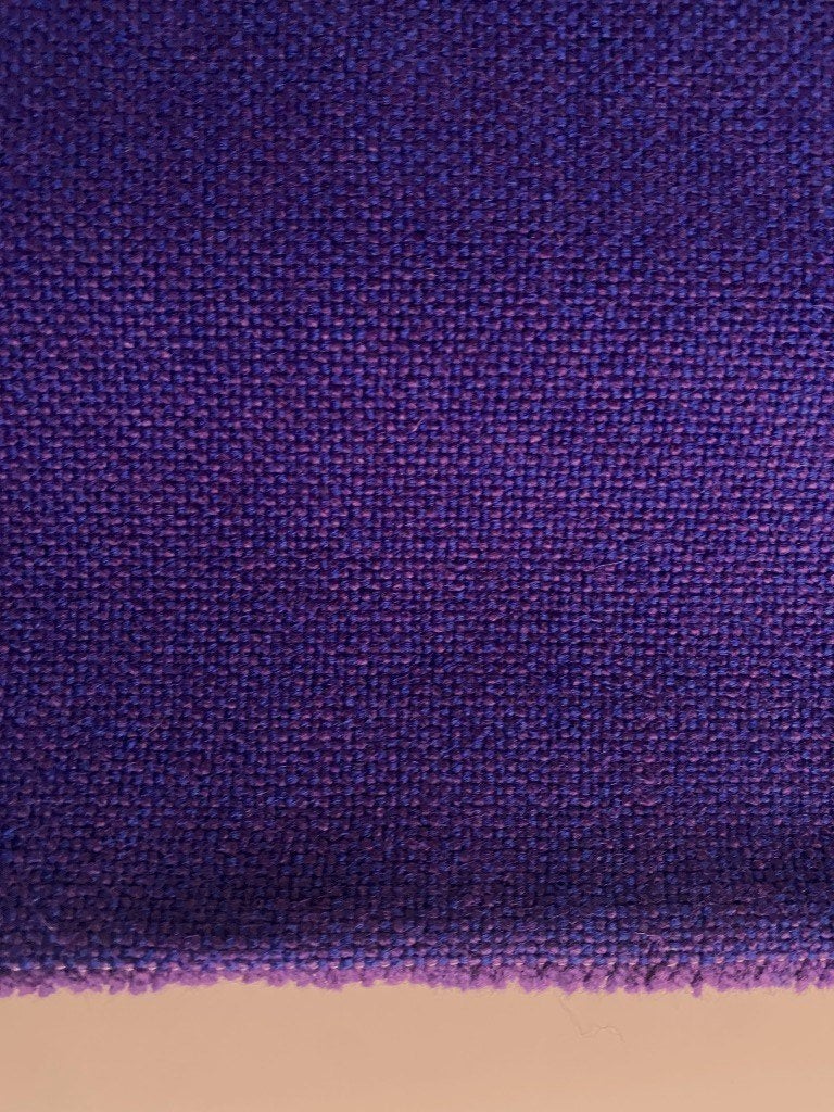 STOF VOOR DESIGN Kvadrat Hallingdal 65 763 paars+kobaltblauw, Wol, 120 cm of meer, Paars, Nieuw