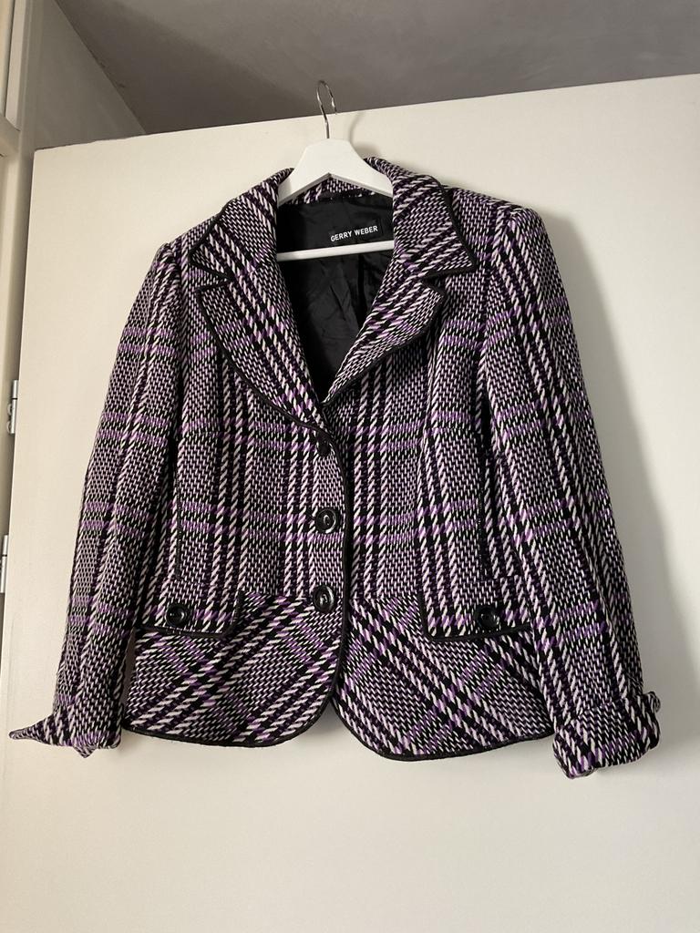 Zo goed als nieuwe blazer/jasje Gerry Weber (40/42, large), Paars, Maat 42/44 (L), Ophalen of Verzenden, Zo goed als nieuw