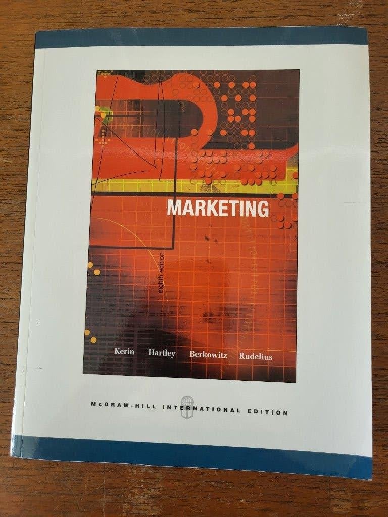 Marketing., Zo goed als nieuw, Keirin, hartley, berkowitz, rudelius, Alpha, HBO