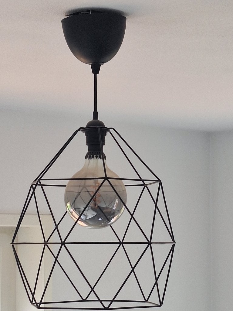2 Hanglampen van Ikea, Huis en Inrichting, Ophalen of Verzenden, Zo goed als nieuw, Metaal, E27 (groot)