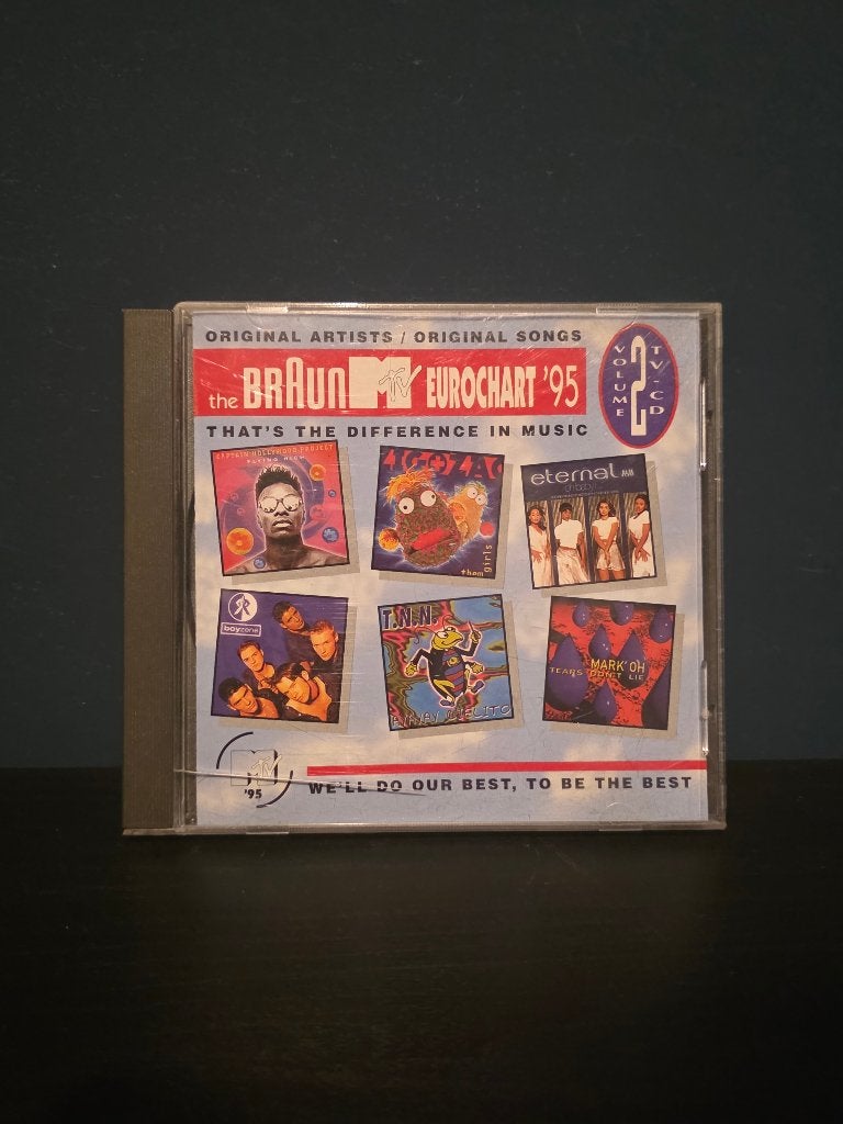 The Braun MTV Eurochart '95 Volume 2 CD, Cd's en Dvd's, Gebruikt, Pop, Ophalen of Verzenden, Promo