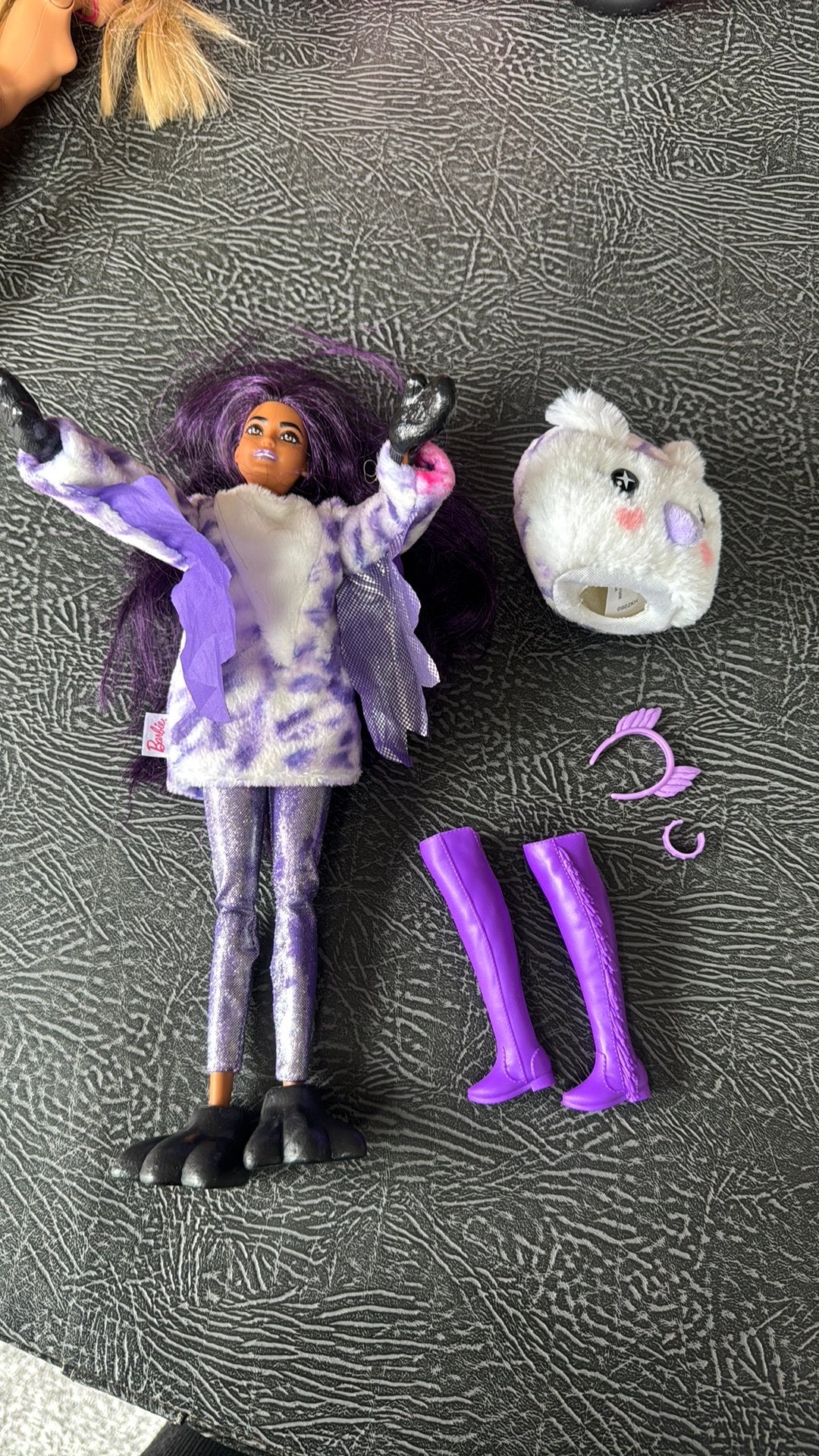 Barbie Cutie Reveal Uil Pop - Paars, Ophalen of Verzenden, Zo goed als nieuw, Barbie