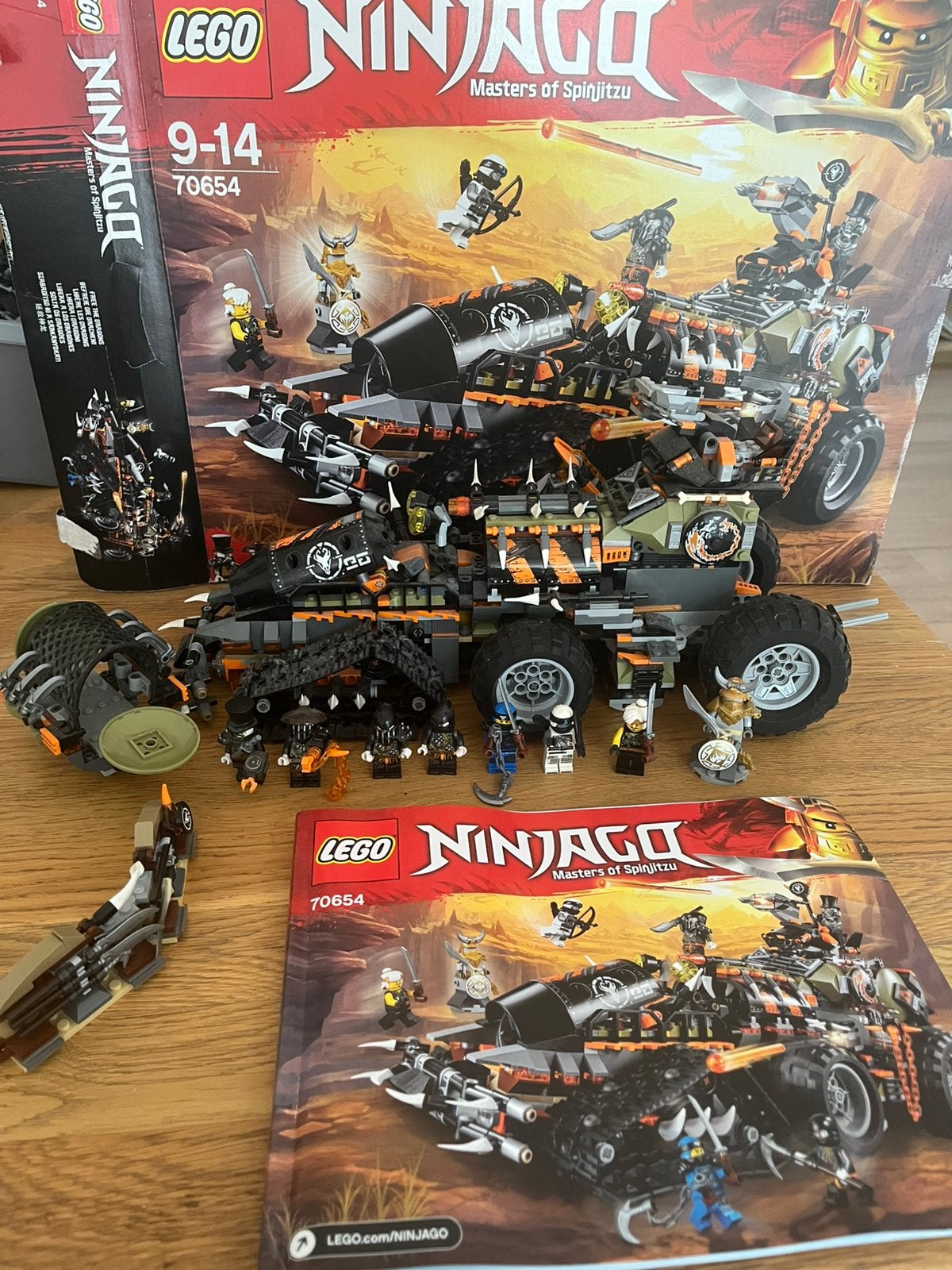 Lego Ninjago 70654 (incl. instructie en doos), Kinderen en Baby's, Speelgoed | Duplo en Lego, Lego, Ophalen of Verzenden, Zo goed als nieuw