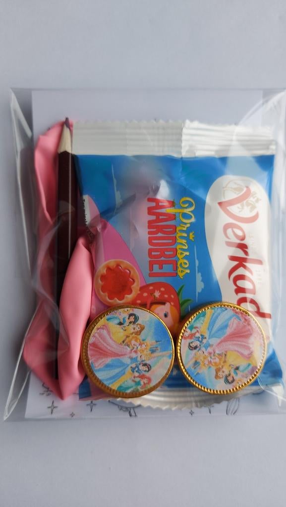 Prinsessen traktatie zakje, Ophalen of Verzenden, Nieuw, Versiering, Verjaardag