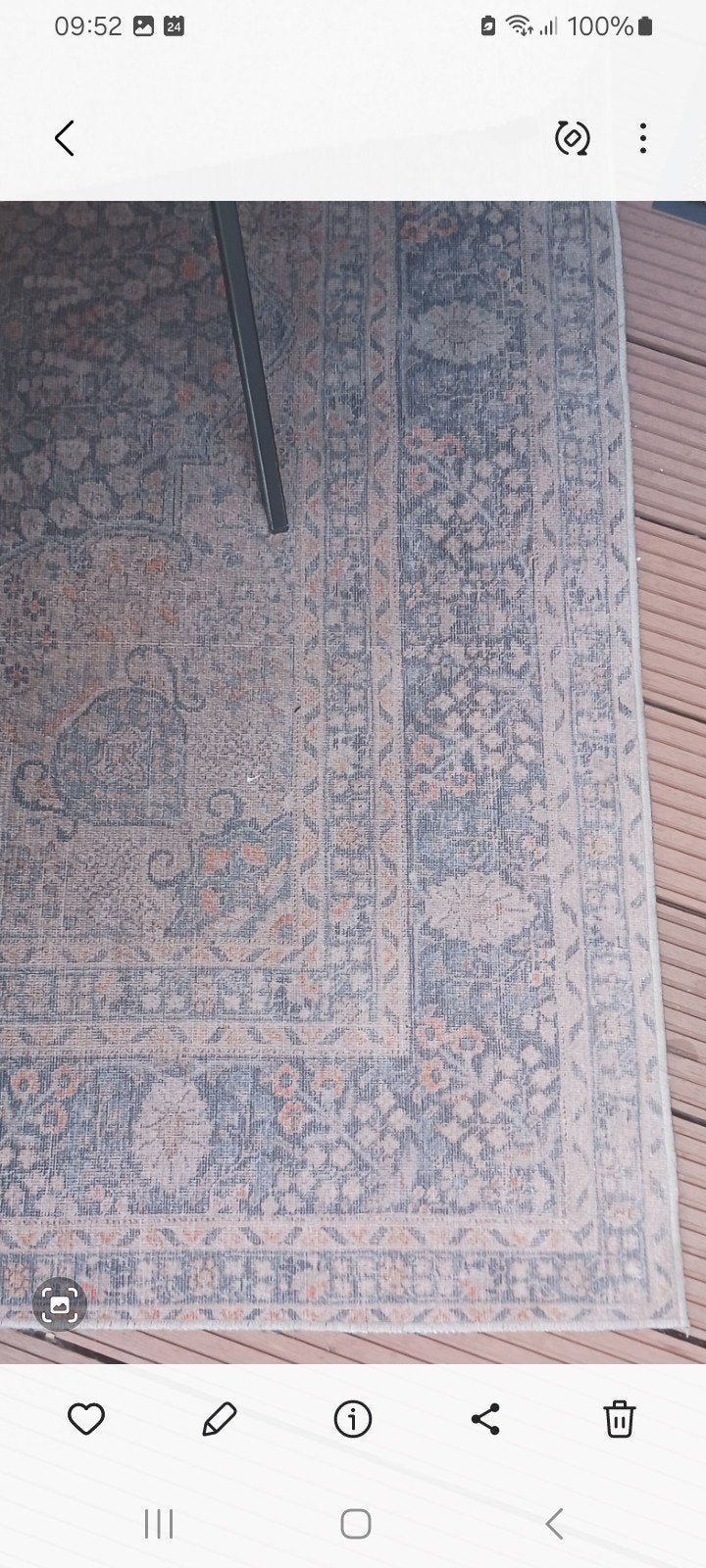 Buitenkleed, Ophalen