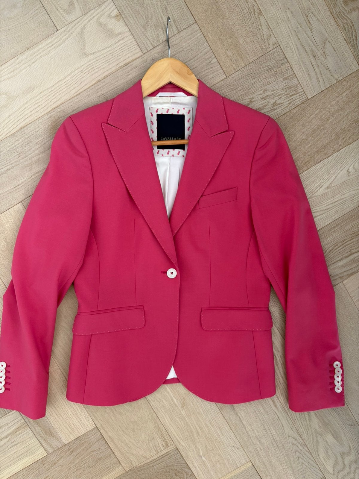 Mooi Cavallaro Napoli colbert mt 36/38, Ophalen of Verzenden, Zo goed als nieuw, Jasje, Roze