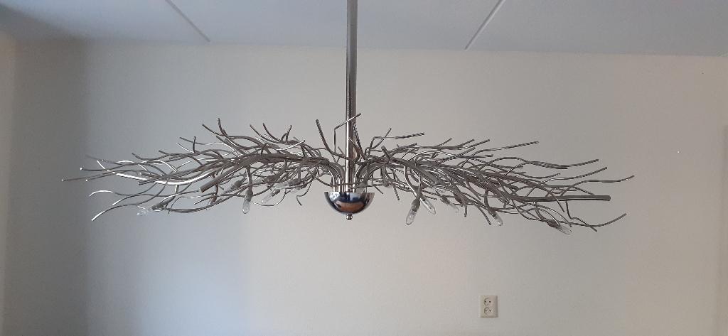 Tafellamp design, Ophalen, Gebruikt, Glas, 75 cm of meer