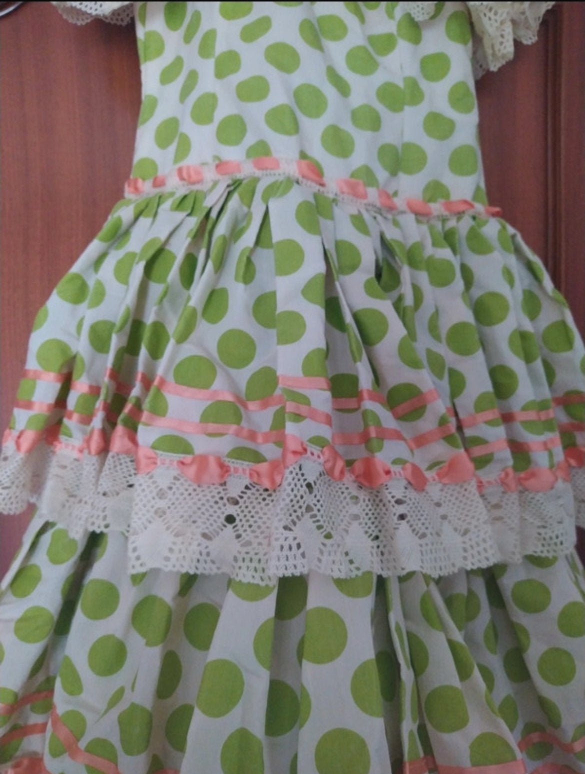 Nieuwe Spaanse flamenco jurk - Zware kwaliteit, Ophalen of Verzenden, Nieuw, Maat 38/40 (M), Meerkleurig