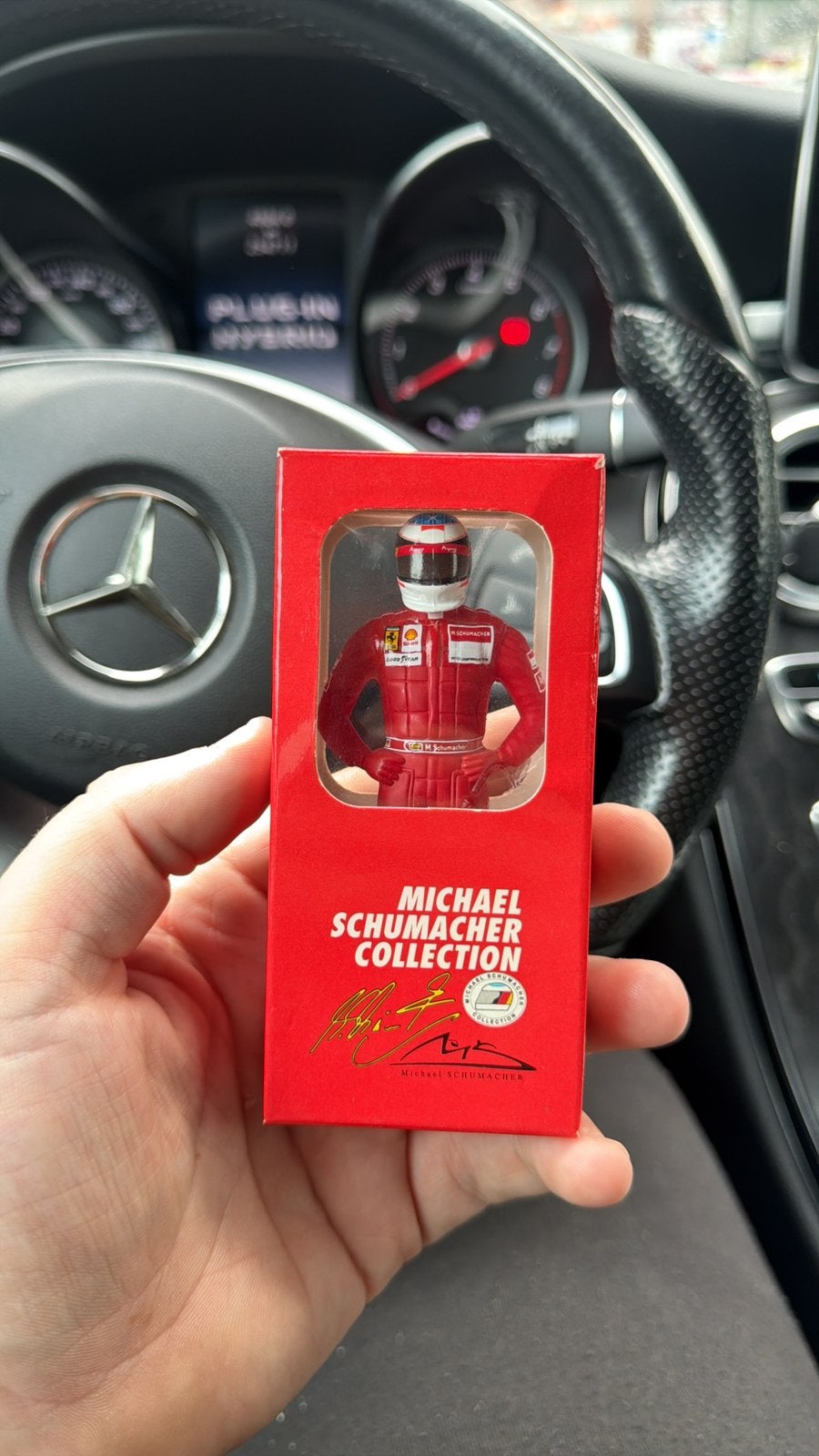 Michael schumacher figuur 1:18, Ophalen of Verzenden, Zo goed als nieuw