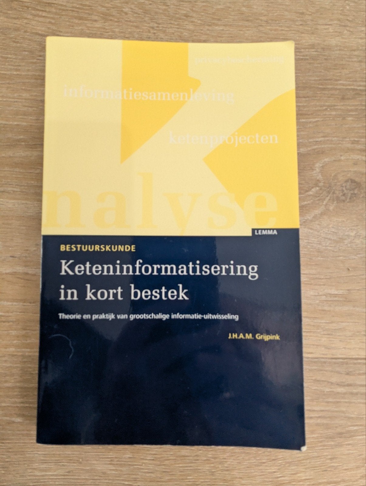Gratis af te halen: Keteninformatisering in kort bestek, Niet van toepassing, Ophalen of Verzenden, Zo goed als nieuw, Gamma