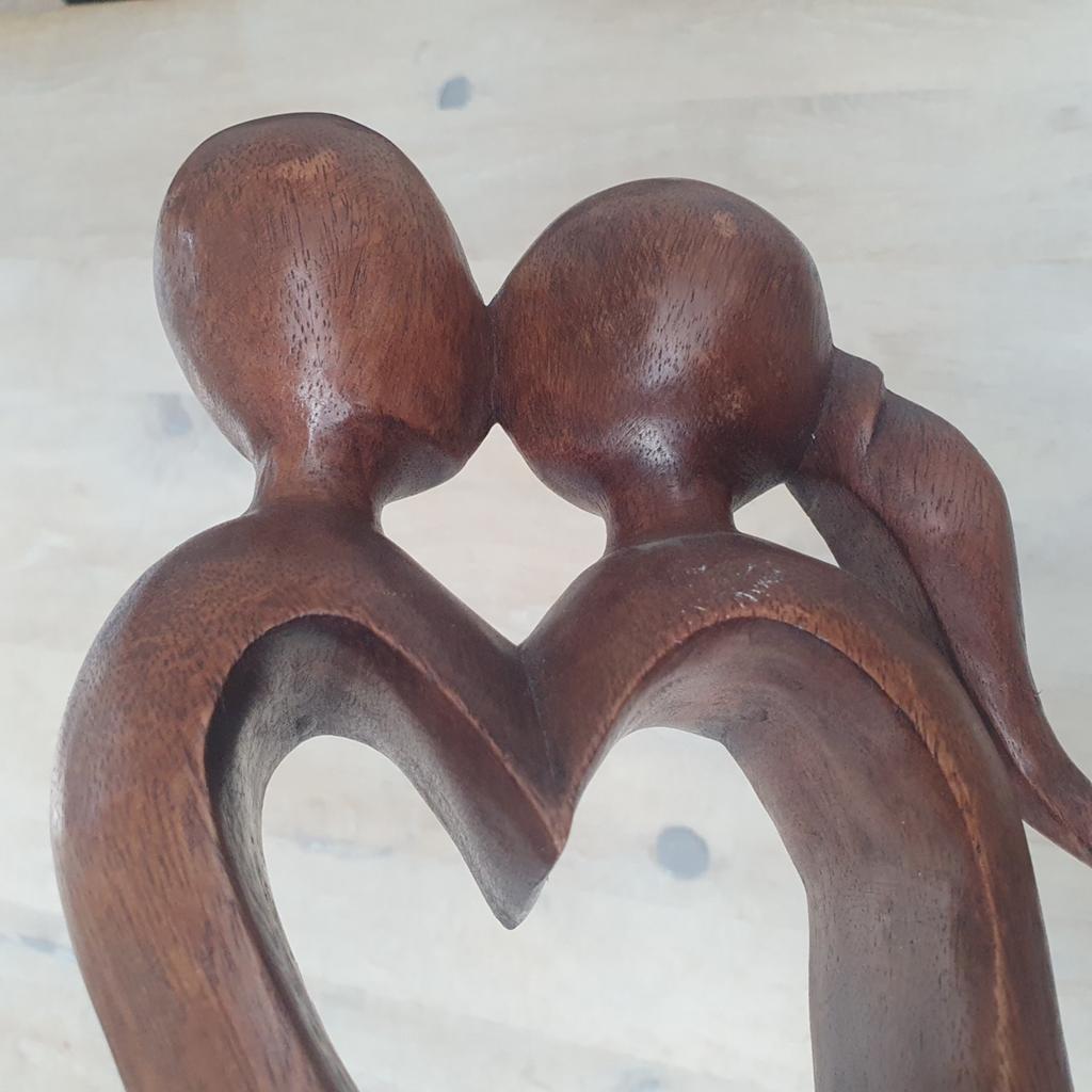 Bali art . Liefdespaar. Huwelijksgift, Ophalen of Verzenden