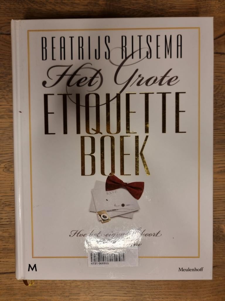 Beatrijs Ritsema - Het Grote Etiquetteboek, Boeken, Mode, Gelezen, Ophalen of Verzenden