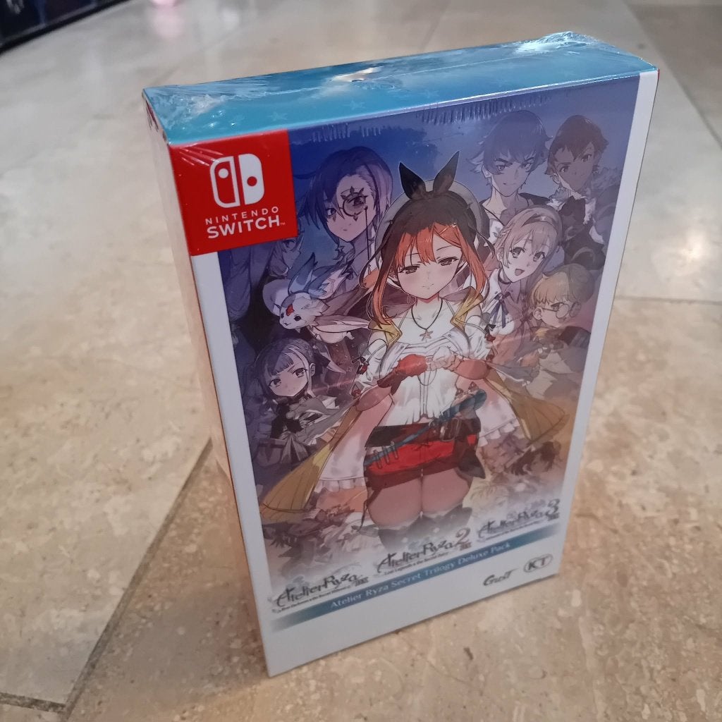 Atelier Ryza Secret Trilogy Deluxe Pack , Switch , Sealed, Ophalen, 1 speler, Nieuw, Role Playing Game (Rpg)