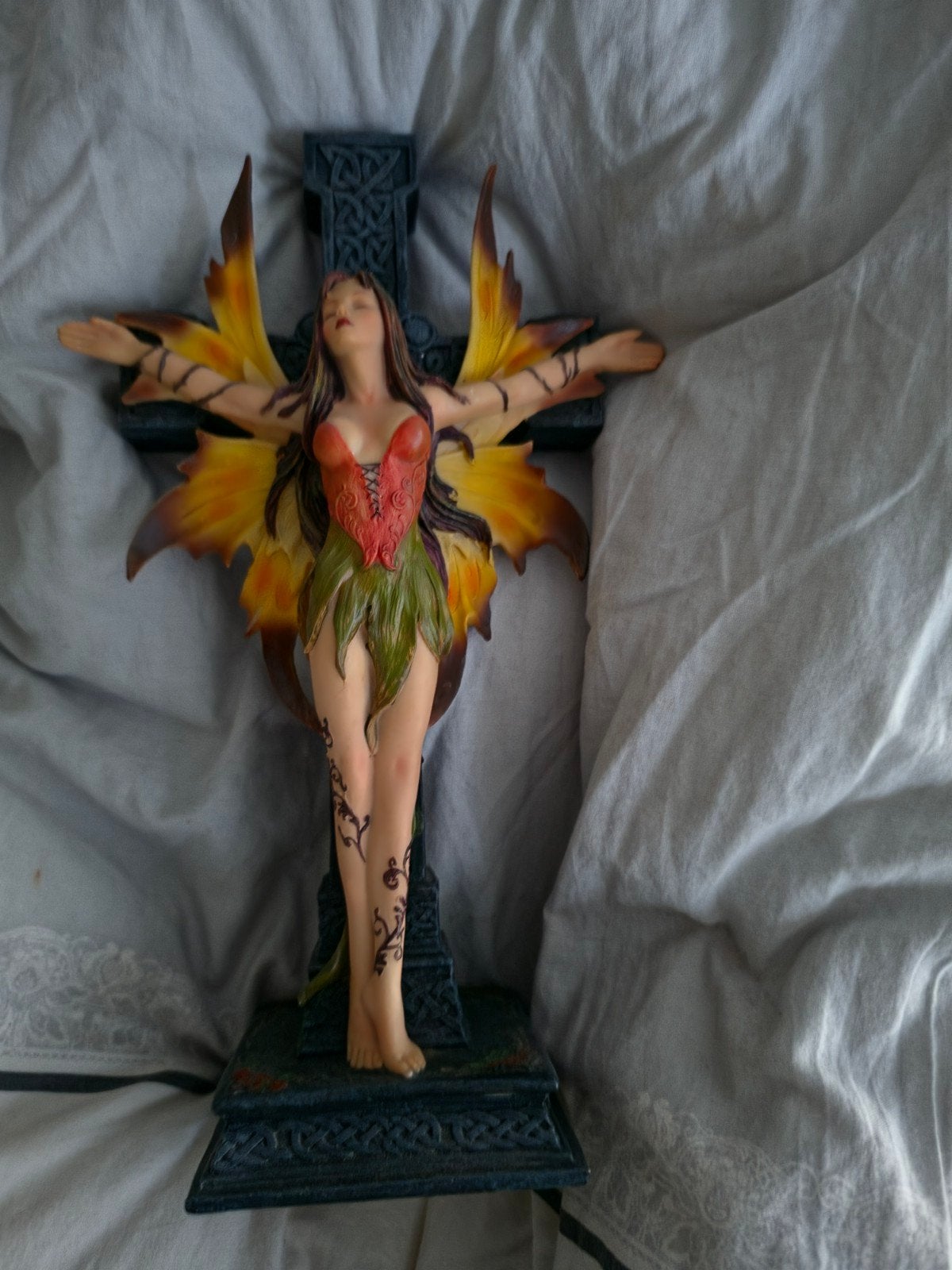 kandelaar met elf, Verzamelen, Ophalen of Verzenden