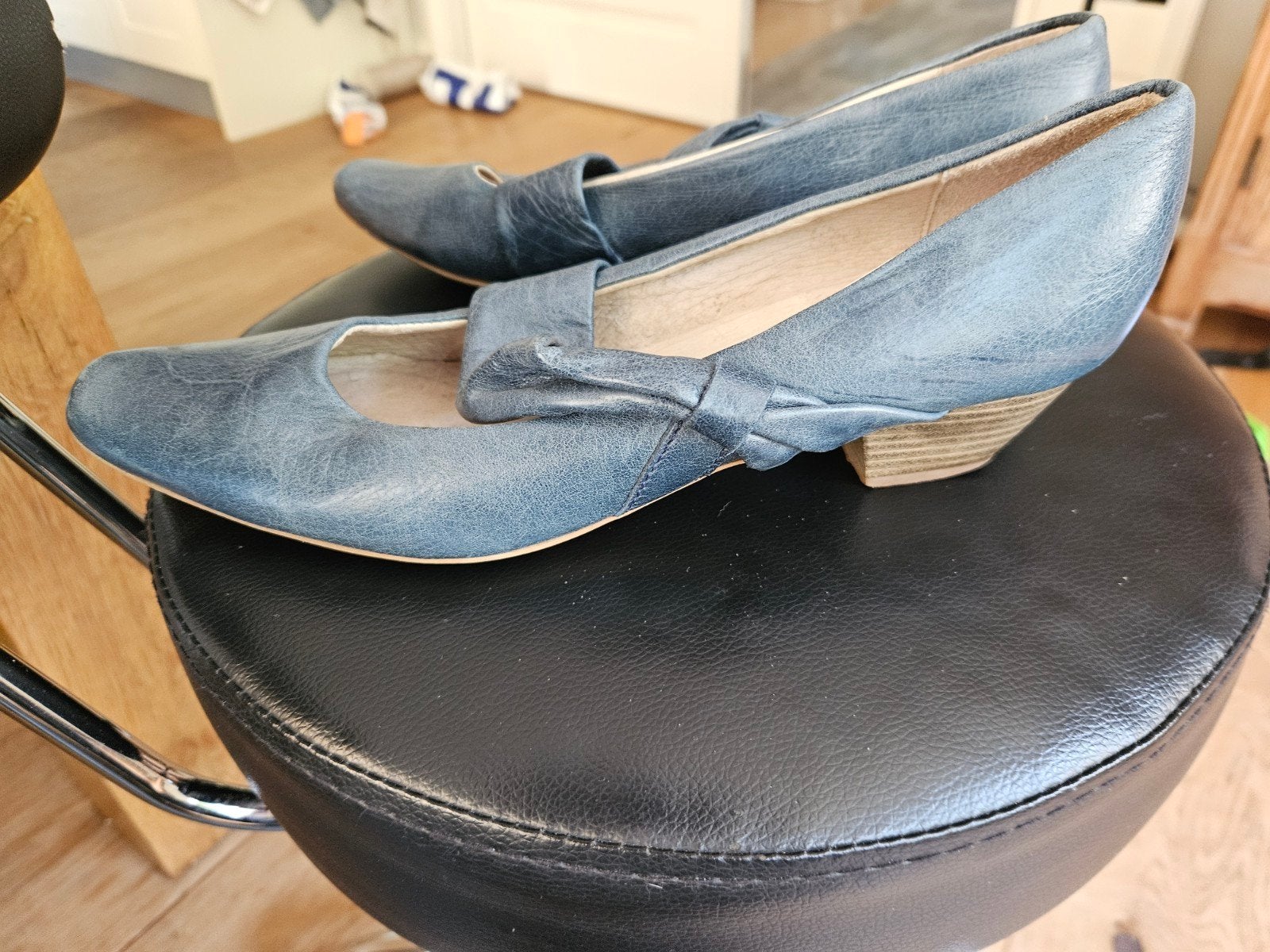 Blauwe schoenen van Anita maat 39, Ophalen of Verzenden, Zo goed als nieuw, Blauw