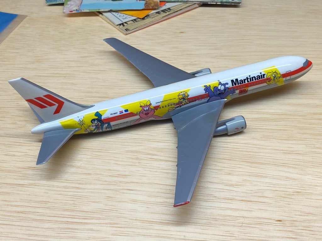Boeing 767-300 ER Martinair in FoxKids livery, Ophalen of Verzenden, Gebruikt, Schaalmodel
