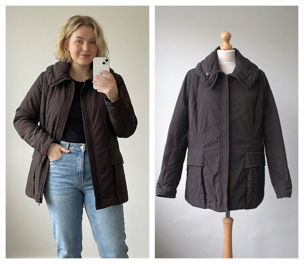 Creenstone - prachtige winterjas / bruin / maat 44, Kleding | Dames, Bruin, Verzenden, Creenstone, Maat 42/44 (L)