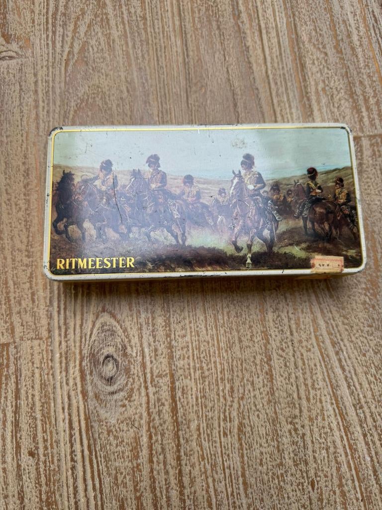 Vintage Ritmeester sigarendoosje - Mehari's 50, Verzamelen, Ophalen of Verzenden, Gebruikt, Overige, Overige merken
