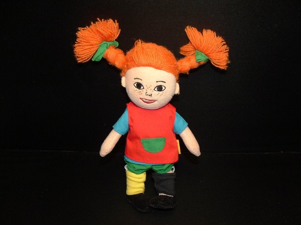 PIPPI LANGKOUS MEISJE VELOURS HUIDSKLEUR MET FEL, Ophalen of Verzenden, Nieuw, Overige typen