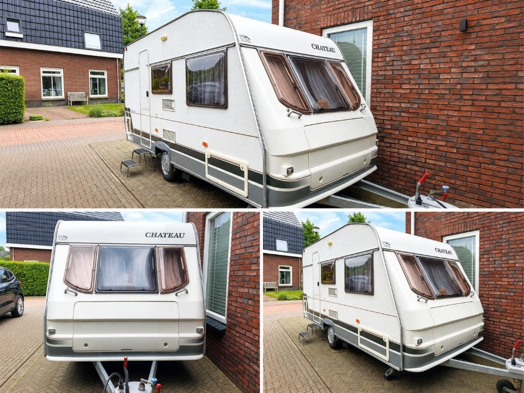 lichte gezinscaravan Chateau Calista CT430 met mover, Caravans en Kamperen, Chateau, Treinzit, Particulier, Tot en met 4