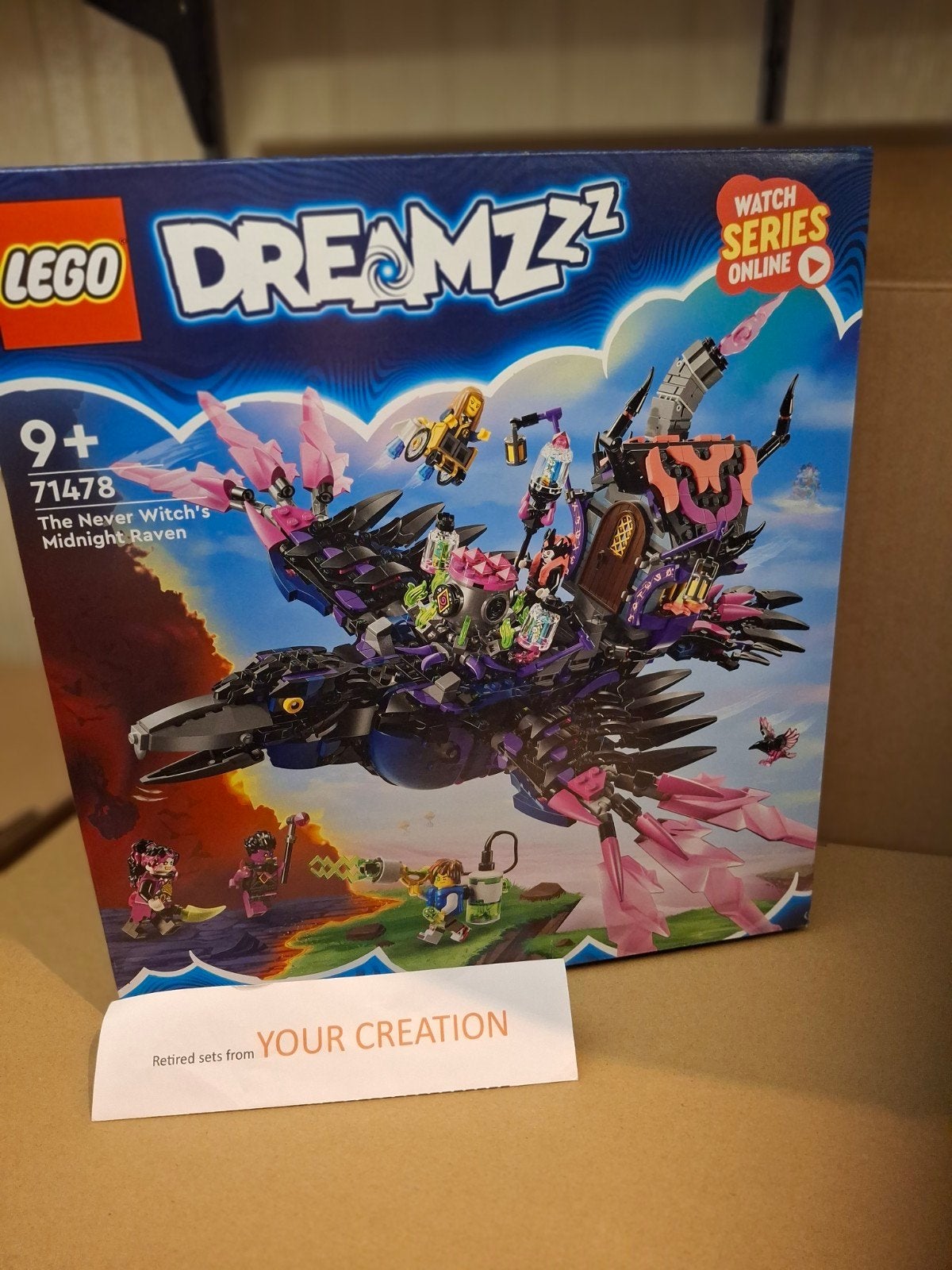 NIEUW LEGO DREAMZzz 71478 The Never Witch's Midnight Raven, Overige thema's, Lego, Nieuw, Ophalen of Verzenden
