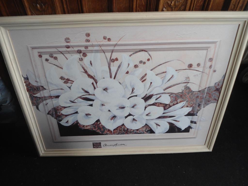 Schilderij met mooie lijst 86 x 66 cm, Ophalen