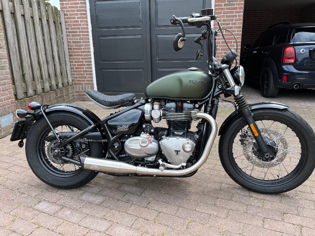 Triumph Bonneville Bobber - 2021 - 7.597 km!!, 2 cilinders, Gebruikt, Particulier, Meer dan 35 kW