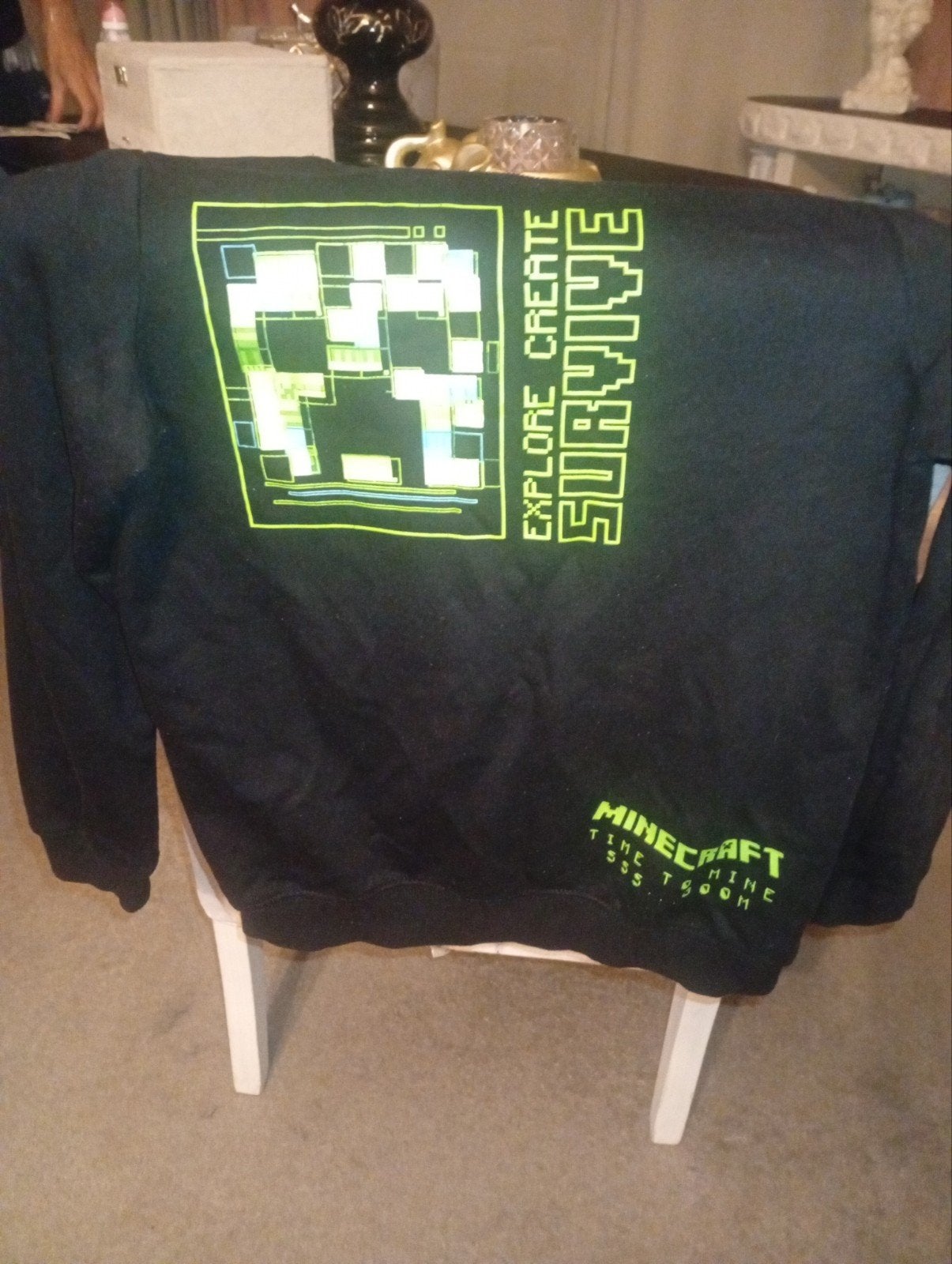 Minecraft trui maat 152, Kinderen en Baby's, Ophalen, Gebruikt, Jongen of Meisje, Trui of Vest