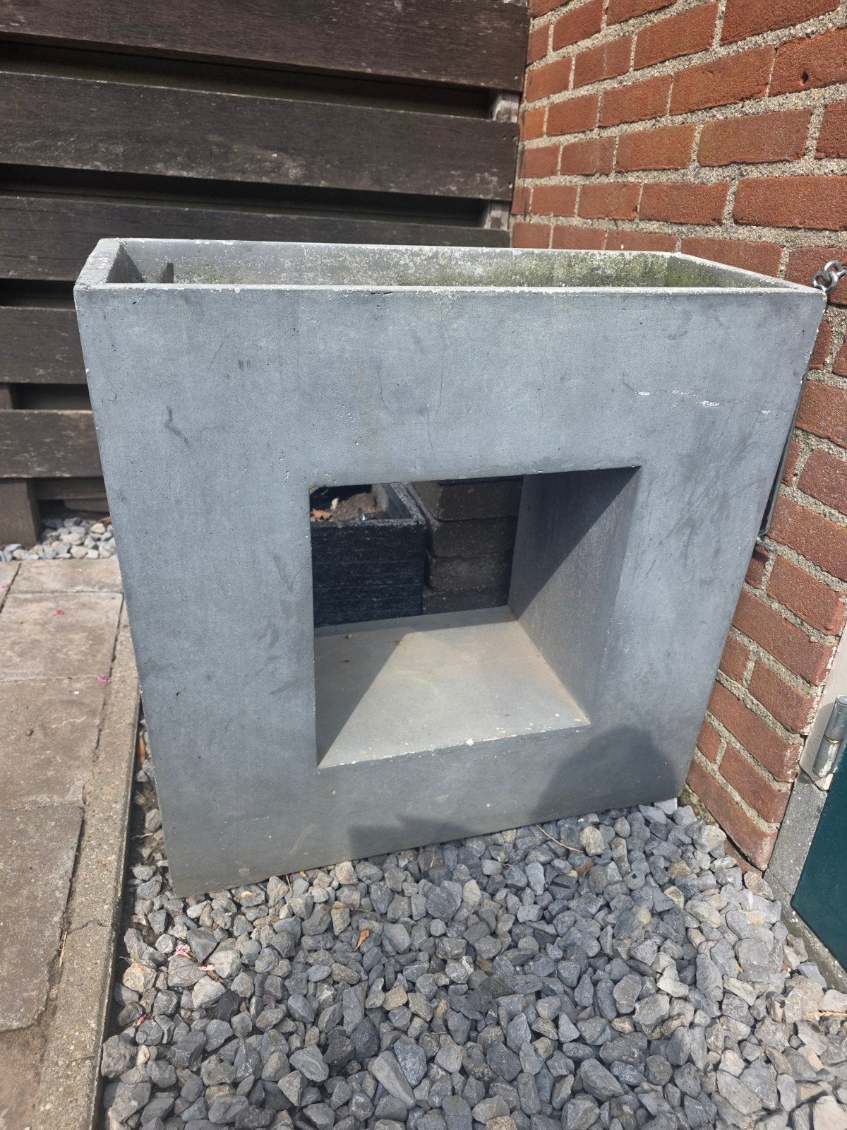 Gratis tuinpotten, Tuin en Terras, Bloempotten, Ophalen, Gebruikt, 40 cm of meer, Vierkant