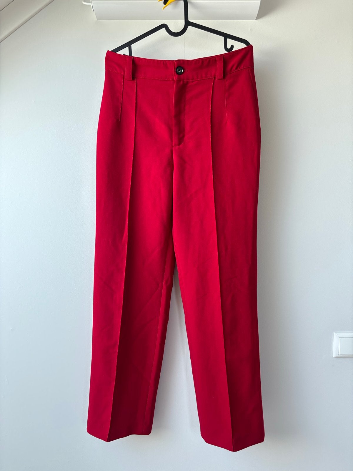 Zara Rode Broek Maat M, Maat 38/40 (M), Ophalen of Verzenden, Lang, Gedragen