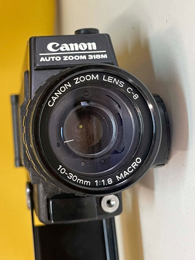 Canon Auto Zoom 318M Super 8-filmcamera uit 1972, 8mm, Canon, N, N