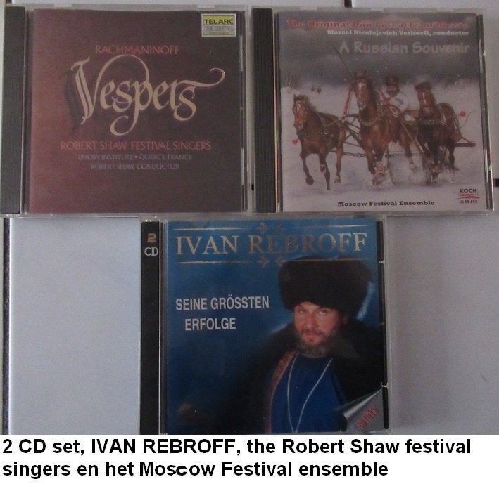 IVAN REBROFF, Moscow ensemble, 4 x CD, Ophalen of Verzenden, Zo goed als nieuw, Europees