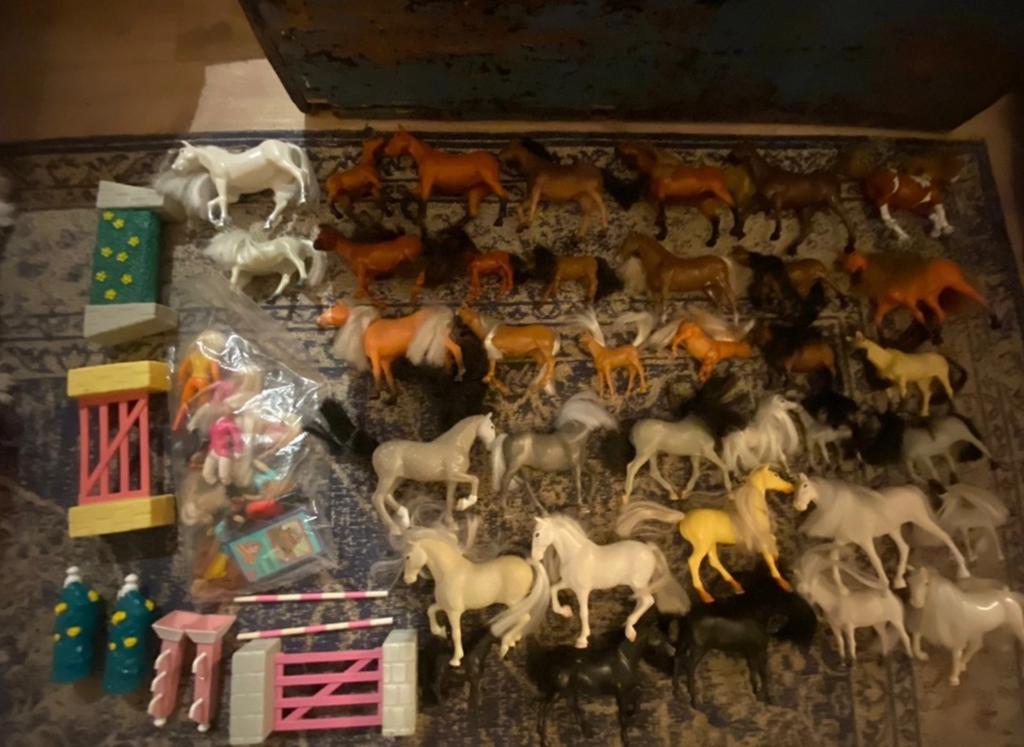 Grote verzameling My Beautiful Horses paardjes & accessoires, Ophalen of Verzenden, Gebruikt