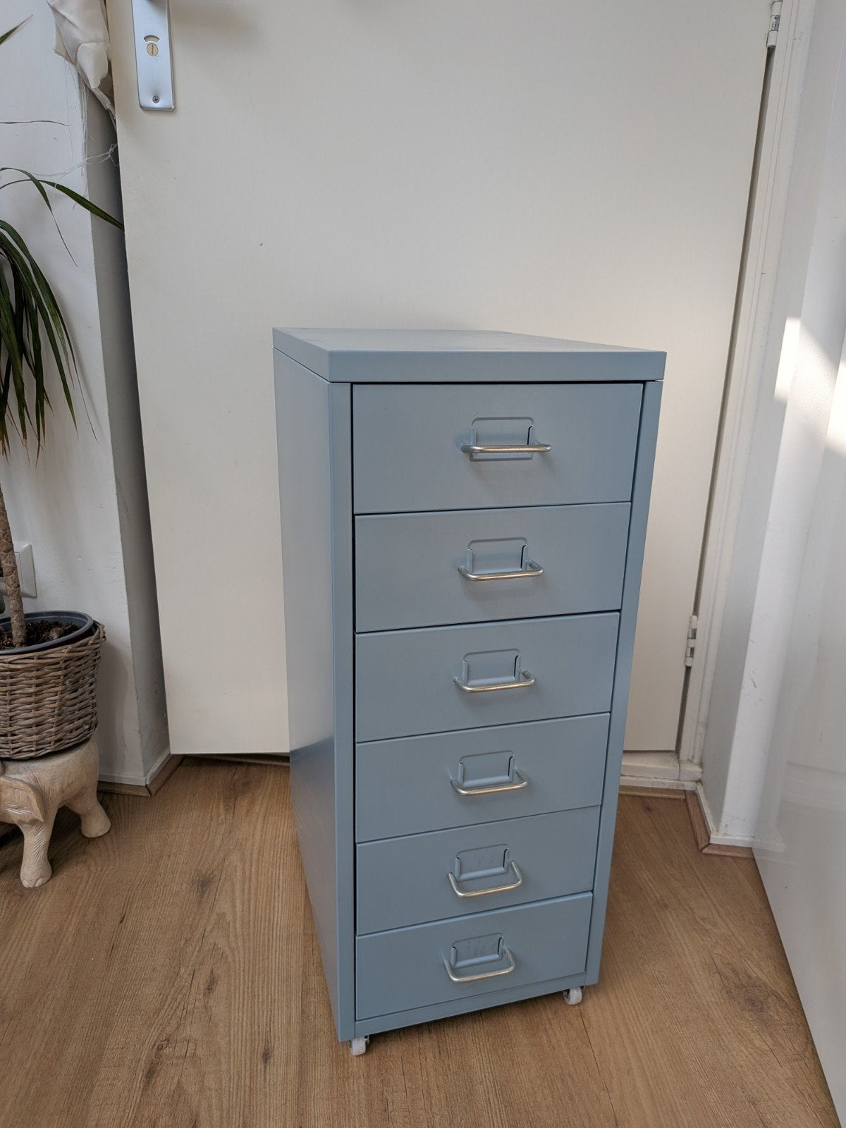 Ikea Helmer ladekast 6 laden ladekast op wielen, Ophalen, 100 tot 150 cm, 50 tot 100 cm, Zo goed als nieuw