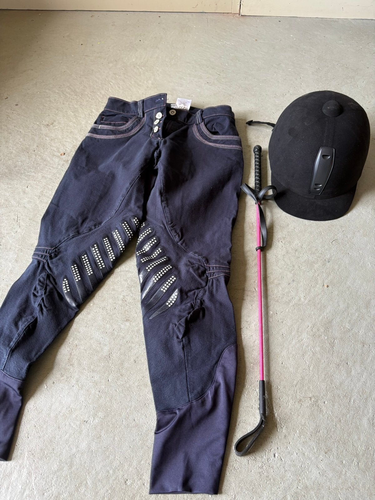 Paardrijbroek (maat 38) + cap harry’s horse + overig, Ophalen of Verzenden