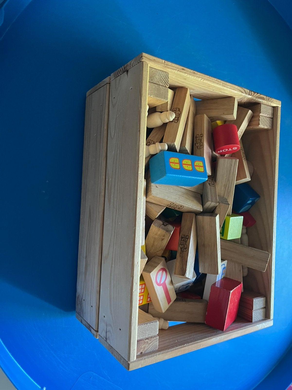 Houten blokken, Ophalen, Gebruikt